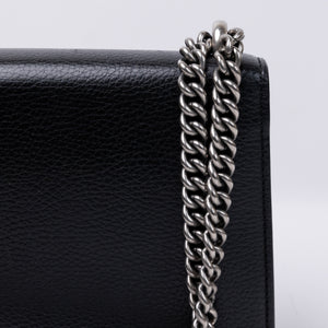 GUCCI DIONYSUS GG MINI BAG CALFSKIN BLACK SHW