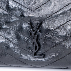 SAINT LAURENT MEDIUM SHOPPING TOTE BLACK SHW