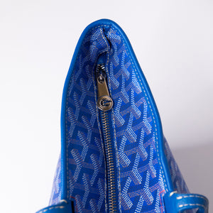 GOYARD ARTOIS GM TOTE BAG GOYARDINE CANVAS/CALFSKIN BLUE SHW