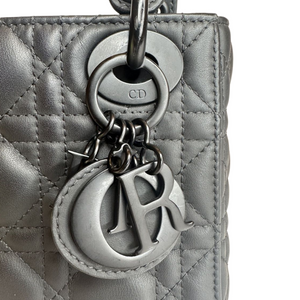 CHRISTIAN DIOR MINI LADY DIOR MATTE BLACK