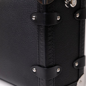 LOUIS VUITTON SIDE TRUNK MM BLACK CALFSKIN LEATHER SHW