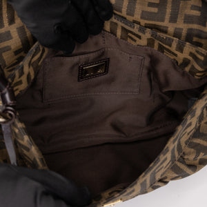 FENDI TOBACCO ZUCCA CHEF SHOULDER BAG