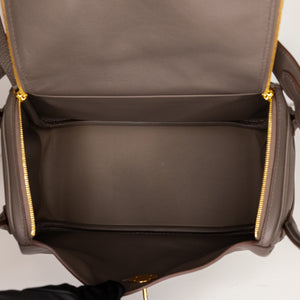 HERMES LINDY 26 EVERCOLOR GRIS ETAIN GHW STAMP Z