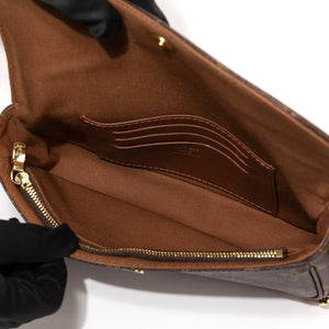 LOUIS VUITTON IVY WALLET OF CHAIN MONOGRAM CANVAS GHW