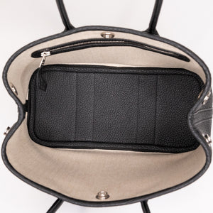 HERMES GARDEN PARTY 23 NEGONDA BLACK SHW STAMP K