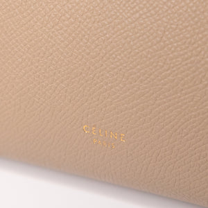 CELINE MINI BELT BAG GRAINED CALFSKIN BEIGE GHW