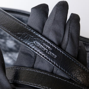 SAINT LAURENT MEDIUM SHOPPING TOTE BLACK SHW