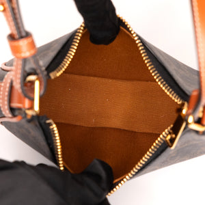 CELINE MINI AVA BAG WITH TRIOMPHE CANVAS GHW