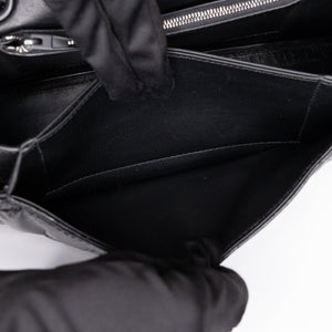 BALENCIAGA CRUSH SMALL CHAIN BAG SO BLACK