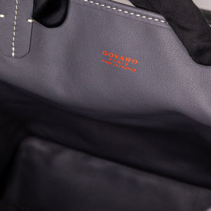 GOYARD MINI ANJOU TOTE BAG CANVAS / CALFSKIN GREY SHW
