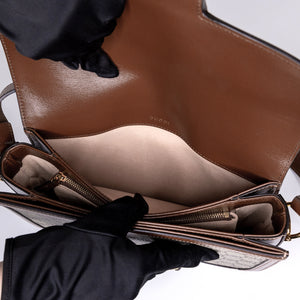 GUCCI HORSEBIT 1955 BAG GG SUPREME CANVAS GHW