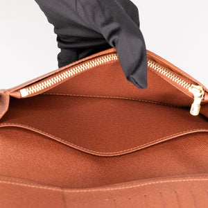 LOUIS VUITTON PORTEFEUILLE BRAZZA MONOGRAM CANVAS LONG WALLET