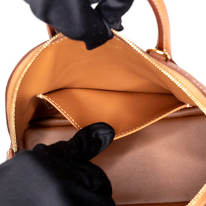 HERMES MINI BOLIDE EVERCOLOR GOLD GHW STAMP K