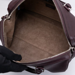 LOUIS VUITTON SOFIA COPPOLA RED BROWN LEATHER BAG SHW