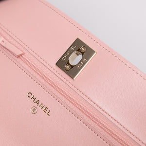 CHANEL TOP HANDLE TRENDY CC WALLET ON CHAIN (MICROCHIP)
