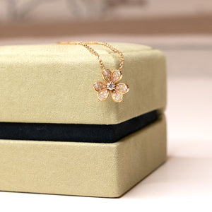VAN CLEEF & ARPELS FRIVOLE PEMDANT MINI MODEL 18K YELLOW GOLD