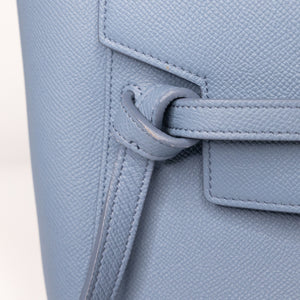 CELINE MICRO BELT BAG BLUE CALFSKIN SHW
