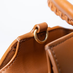 BALENCIAGA SMALL NEO CLASSIC CITY BAG IN BROWN
