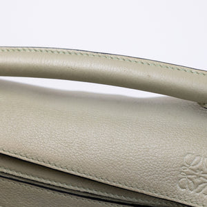 LOEWE MINI PUZZLE BAG CALFSKIN LIGHT GREEN SHW