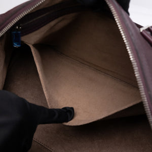 LOUIS VUITTON SOFIA COPPOLA RED BROWN LEATHER BAG SHW