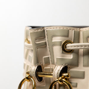 FENDI MON TRESOR MINI BUCKET BAG BEIGE GHW