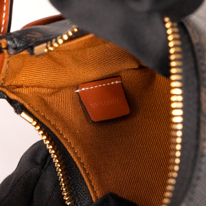 CELINE MINI AVA BAG WITH TRIOMPHE CANVAS GHW