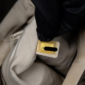 CHANEL CHAIN AROUND HOBO BAG BLACK LAMBSKIN SHW