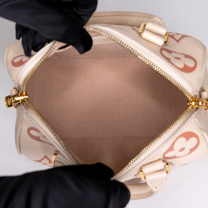 LOUIS VUITTON SPEEDY BANDOULIERE 20 CREAM / PINK GHW