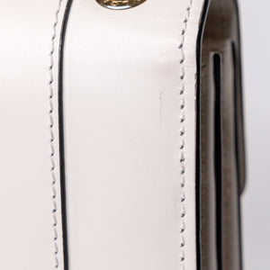 BVLGARI SEPRENTI FOREVER SHOULDER BAG WHITE GHW