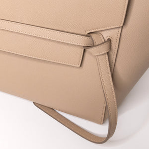 CELINE MINI BELT BAG GRAINED CALFSKIN BEIGE GHW