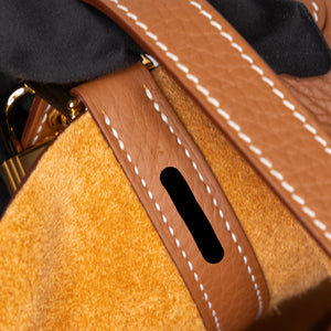 HERMES PICOTIN 18 LOCK BAG CLEMENCE GOLD GHW STAMP K