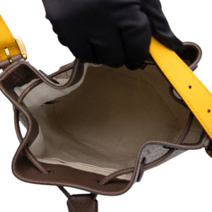 GUCCI GG SUPREME DRAWSTRING BUCKET BACKPACK CANVAS MULTICOLOR GHW