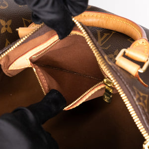 LOUIS VUITTON SPEEDY 25 MONOGRAM CANVAS (MICROCHIP)