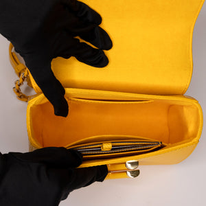 LOUIS VUITTON TWIST MM EPI LEATHER YELLOW GHW (MICROCHIP)