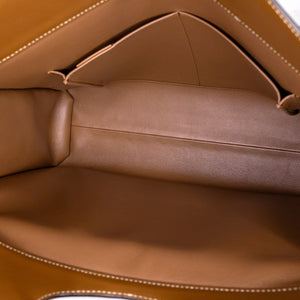 BURBERRY WORLD OF THE POCKET MEDIUM CANVAS WITH LEATHER GHW