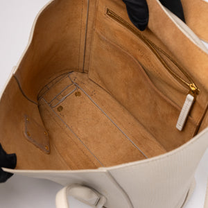 BOTTEGA VENETA ARCO BAG CALFSKIN WHITE GHW