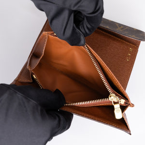 LOUIS VUITTON COATED CANVAS CONTINENTAL WALLET