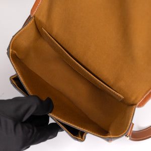 CELINE FLOCO BAG IN TRIOMPHE CANVAS GHW