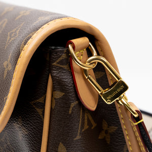 LOUIS VUITTON DIANE MONOGRAM CANVAS BAG WITH JACQUARD STRAP