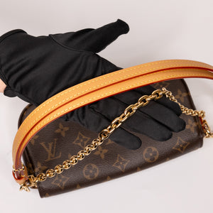 LOUIS VUITTON IVY WALLET ON CHAIN MONOGRAM CANVAS GHW