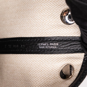 HERMES GARDEN PARTY 23 NEGONDA BLACK SHW STAMP K