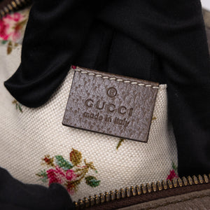 GUCCI GG SUPREME CAMERA BAG BROWN MULTICOLOURED CANVAS /LEATHER GHW