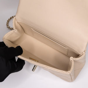 CHANEL 25S MINI COCO CRUSH HANDLE BAG (MICROCHIP)