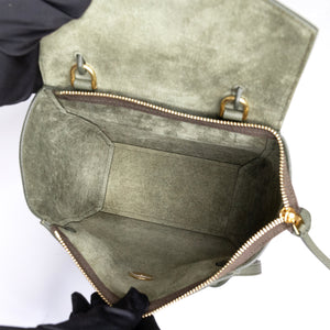 CELINE BELT BAG NANO GREEN