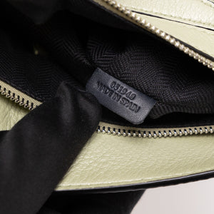 LOEWE MINI PUZZLE PEARL GREEN CALFSKIN SHW