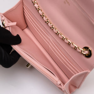 CHANEL TOP HANDLE TRENDY CC WALLET ON CHAIN (MICROCHIP)