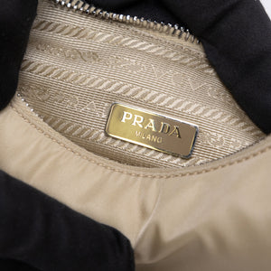 PRADA RE-EDDITION 2005 RE-NYLON SAFFIANO MINI BAG BEIGE SHW