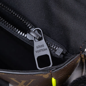 LOUIS VUITTON S LOCK SLING BAG MONOGRAM CANVAS BLACK HARDWARE