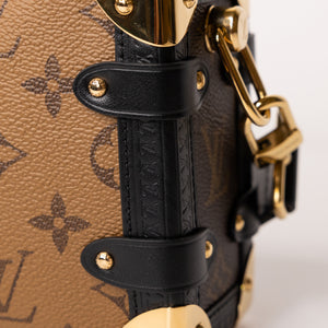 LOUIS VUITTON MONOGRAM REVERSE CANVAS SIDE TRUNK