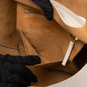 BOTTEGA VENETA ARCO BAG CALFSKIN WHITE GHW